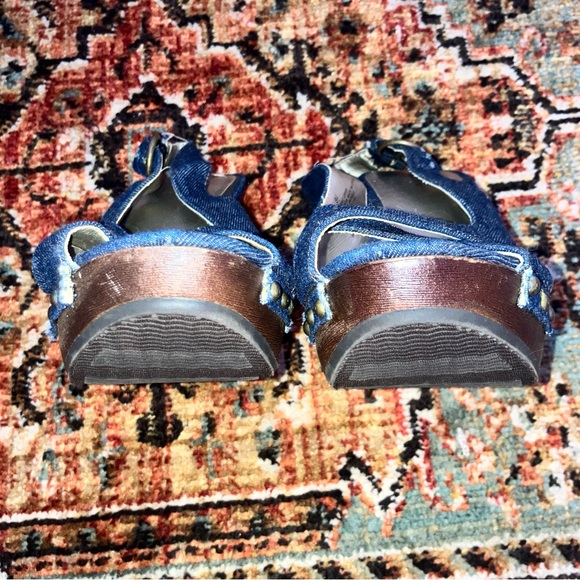 denim heels - Picture 3 of 7